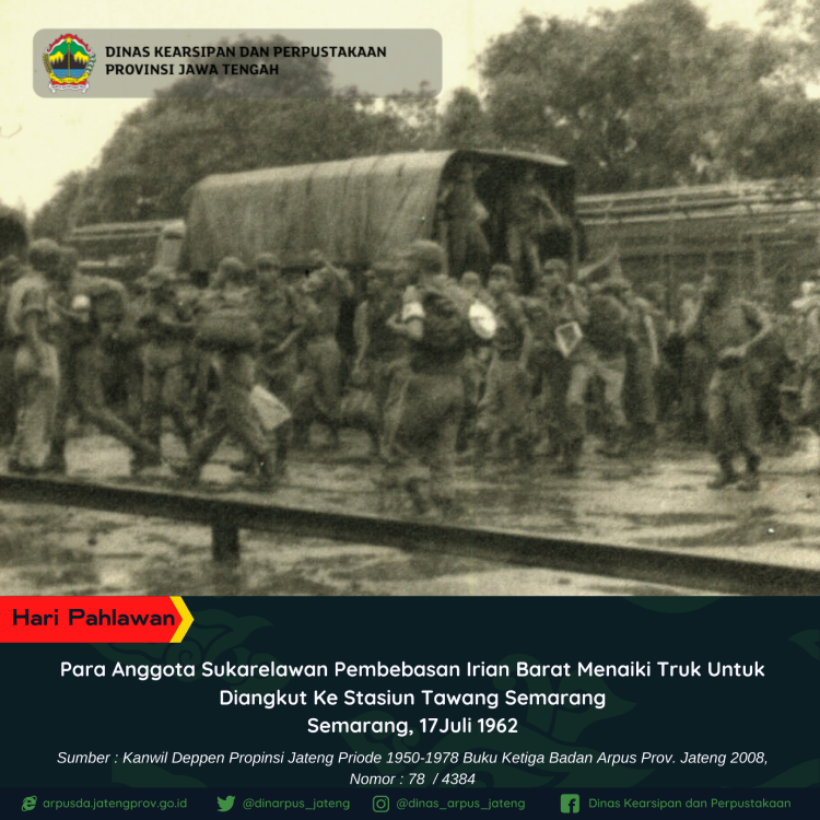 Para Anggota Sukarelawan Pembebasan Irian Barat