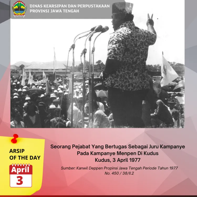 Seorang pejabat yang bertugas sebagai juru kampanye