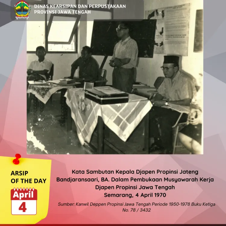 Kata Sambutan Kepala Djapen Propinsi Jateng Bandjaransaar