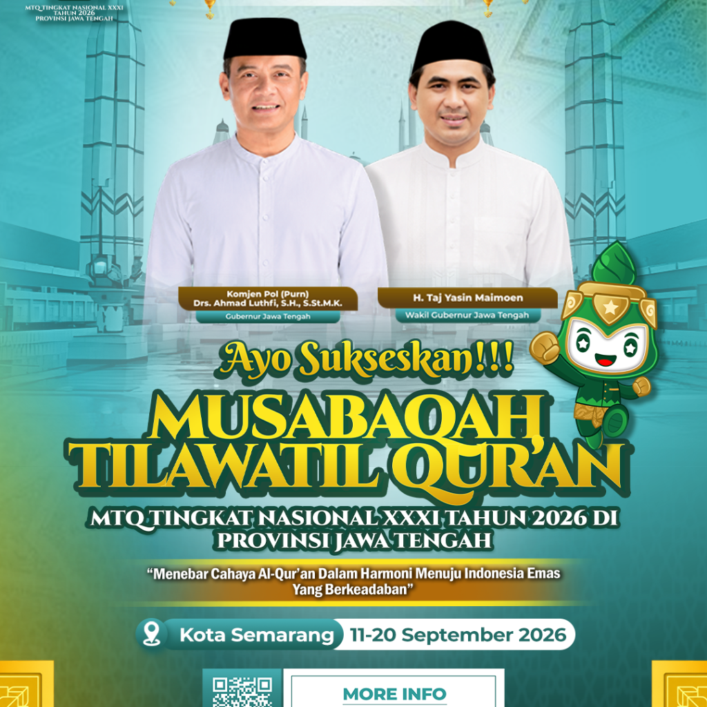 Jawa Tengah Siap Jadi Tuan Rumah Musabaqah Tilawatil Quran Nasional XXXI Tahun 2026